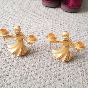 Madem W angelic gold made in Germany candle holder